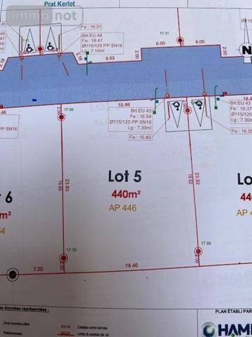 Terrain à Batir à vendre à Pont-l'Abbé dans le Finistère (29120), ref : 023/1416