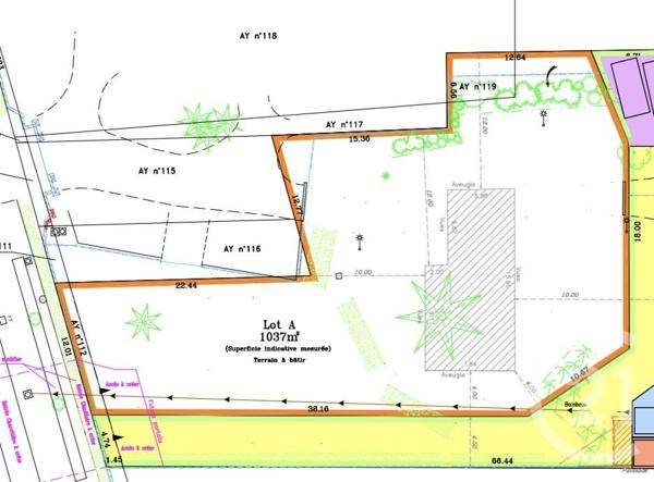 Terrain à vendre  1037 m2 CORBEIL ESSONNES - 91