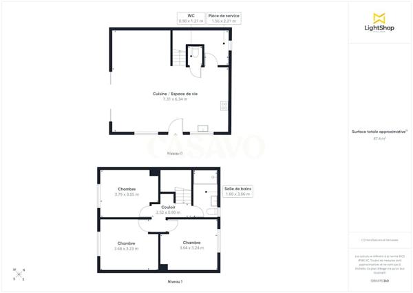 Vente Maison 4 pièces de 87m² - 69800 Saint-Priest