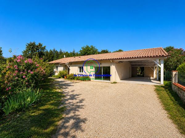 A vendre maison de plein pied avec 4 chambres