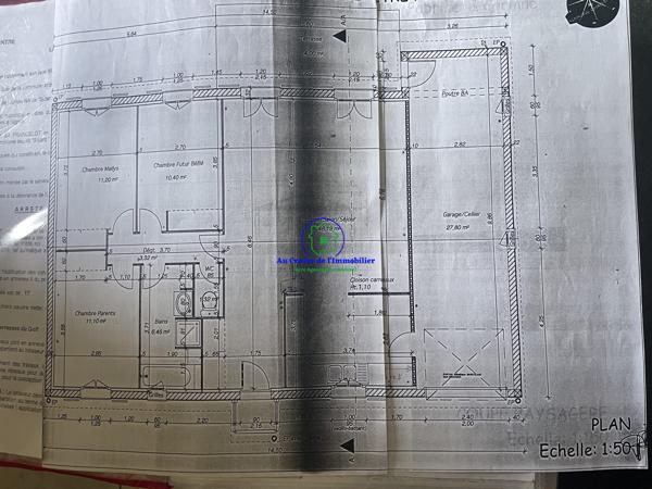 A vendre maison de plein pied avec 4 chambres