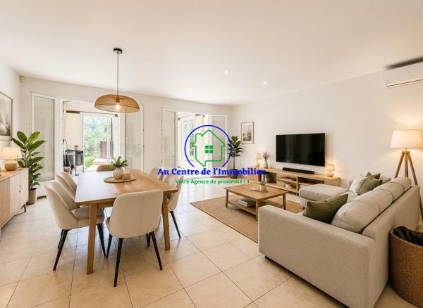 A vendre maison de plein pied avec 4 chambres