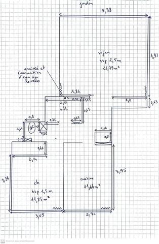 T2 très agréable dans une résidence sécurisée avec gardien, au calme, proche RER et commerces de La Varenne