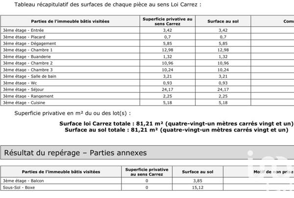 Appartement à vendre 4 pièces 81 m² Gonesse