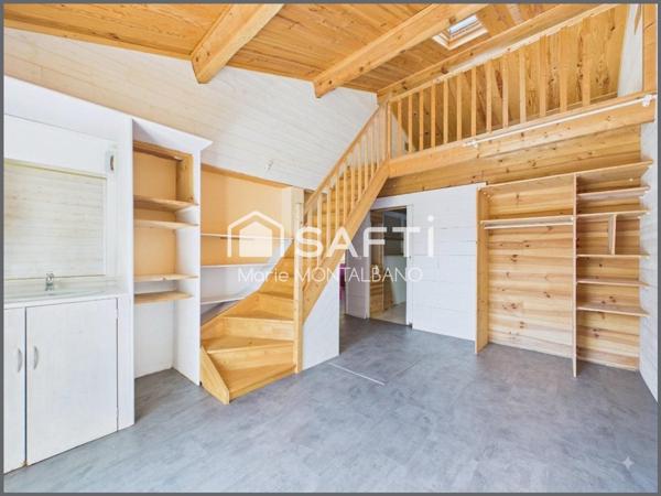 Maison de plain-pied, 4ch, bureau, terrasses et jardin