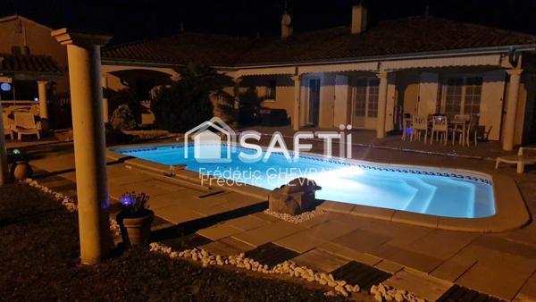 Superbe villa sur Charnay les Mâcon, 5 chambres,avec piscine