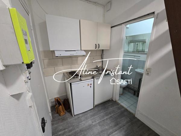 Studio 9m2 - Kitchenette - salle de douche - wc