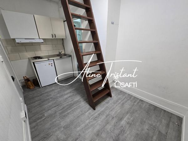 Studio 9m2 - Kitchenette - salle de douche - wc