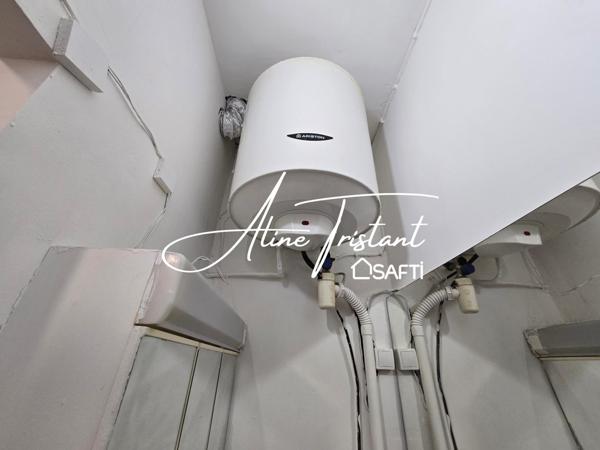 Studio 9m2 - Kitchenette - salle de douche - wc