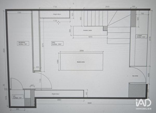 Boutique/Local commercial à vendre 70 m² Audierne