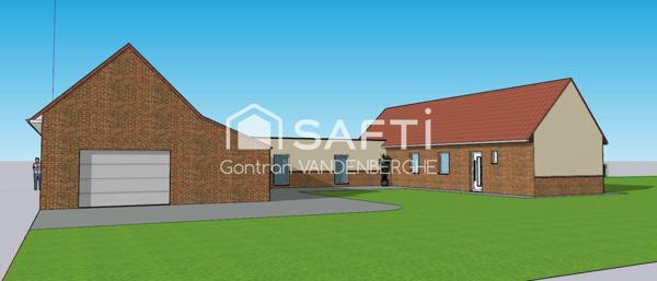 ANCIEN CORPS DE FERME À RÉNOVER - PERMIS VALIDÉ ET MATÉRIAUX AU PRIX BLOQUÉ !