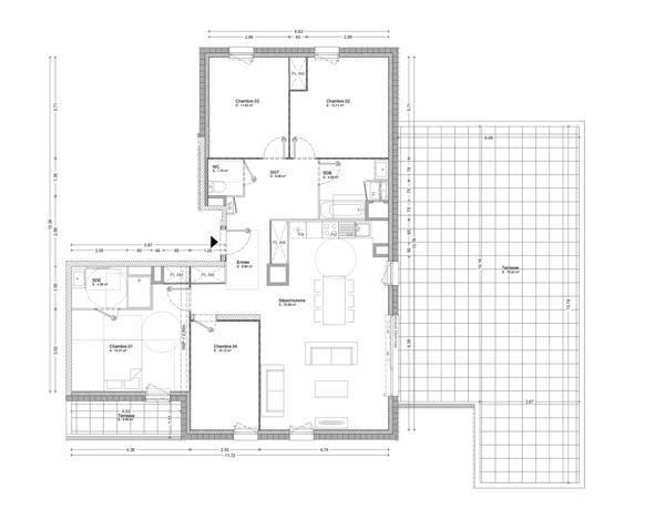 🏡 💎 Appartement à vendre 5 pièces COURNON D'AUVERGNE (63) L'Horizon Retrouvé : Penthouse Familial avec Terrasse Ciel Ouvert HAUT DE GAMME EXCEPTIONNEL