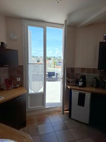Appartement T3 sur toit vue mer