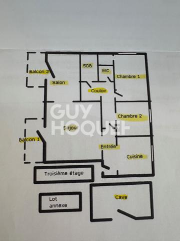 À vendre : Appartement 3 pièces à Vesoul - Quartier Vadans