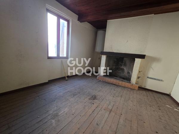 Maison 4 pièces à rénover + Toiture et charpentes neuves !