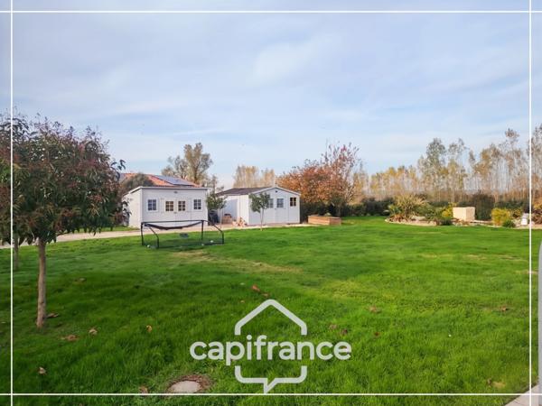 Exceptionnel : maison récente + grand terrain + prestations modernes !