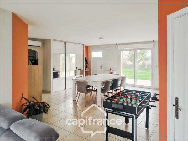 Exceptionnel : maison récente + grand terrain + prestations modernes !