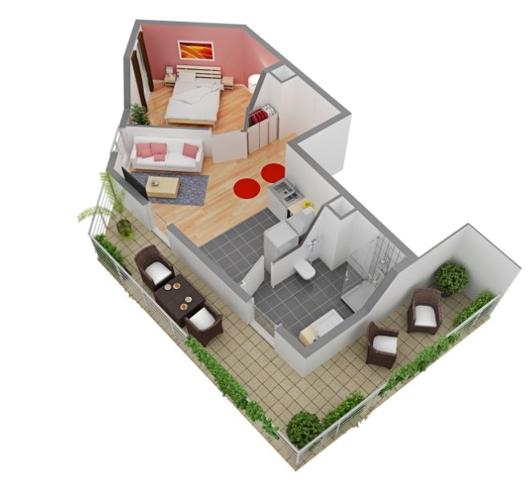 Appartement à vendre 2 pièces 37 m² Le Bourget