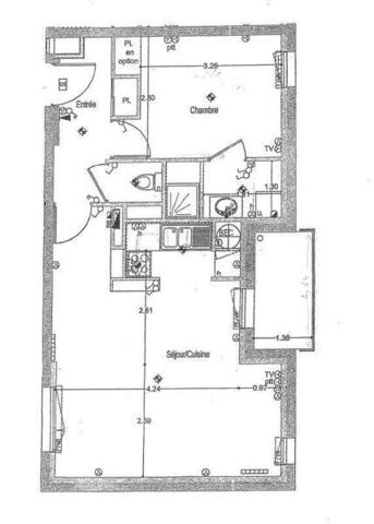 Appartement 2 pièces - 44000 Nantes -  Cité des congrès