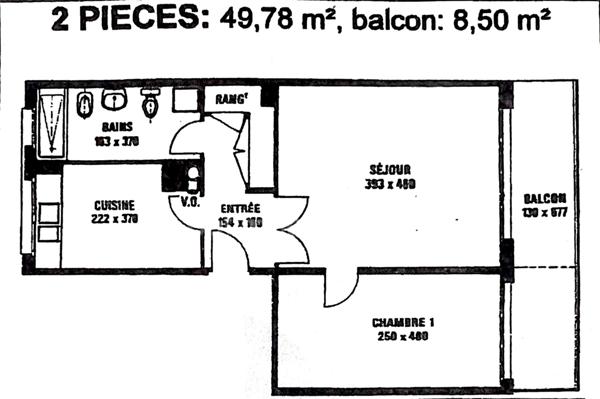Exclusivité Appartement 2 pièces LE PLESSIS BOUCHARD (95) parking et balcon