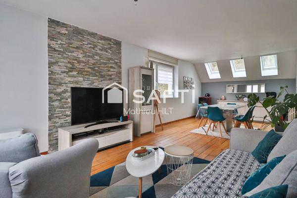 Duplex de 109 m² avec garage et jardin privatif