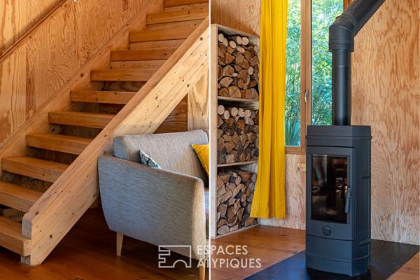 Maison neuve à ossature bois style anglo-normand dans le parc de Maisons-Laffitte