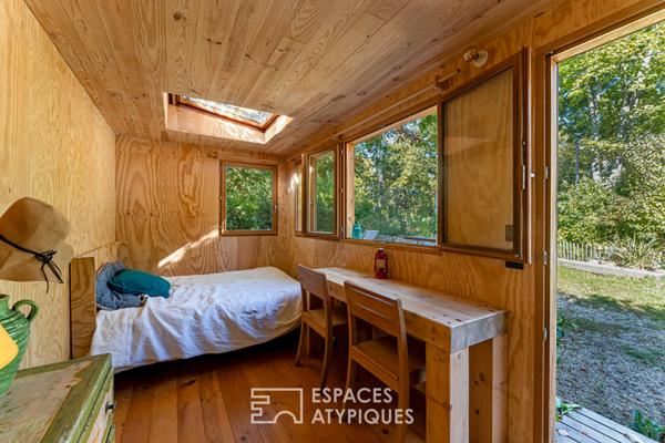 Maison neuve à ossature bois style anglo-normand dans le parc de Maisons-Laffitte