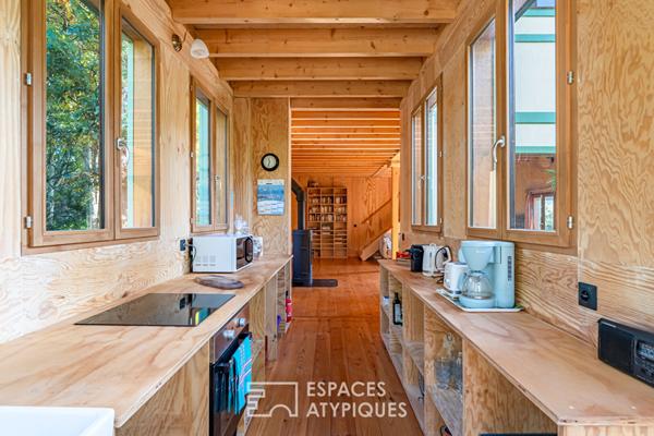 Maison neuve à ossature bois style anglo-normand dans le parc de Maisons-Laffitte