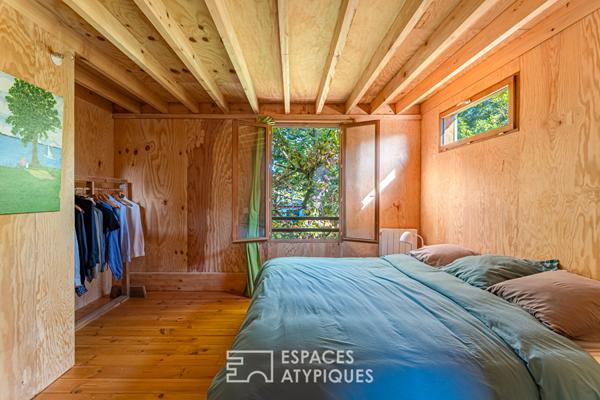 Maison neuve à ossature bois style anglo-normand dans le parc de Maisons-Laffitte