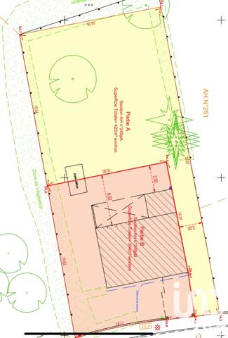Terrain à vendre 420 m² Melesse