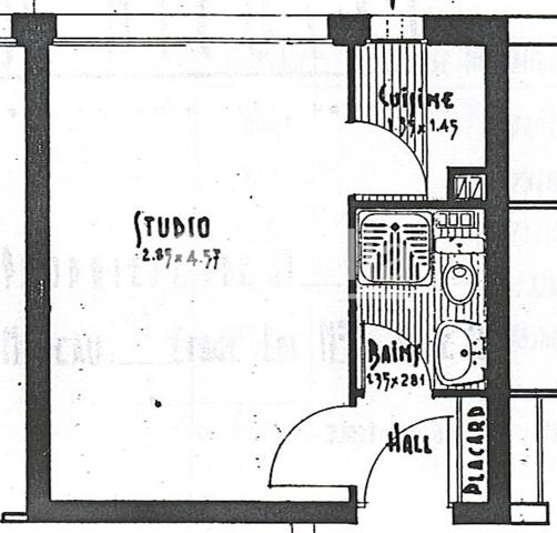 Appartement · Location Montpellier (34090) 1 pièce · 19m²