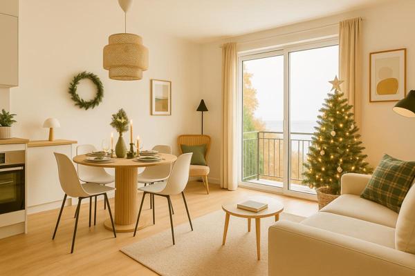 Vente T2 neuf de 44 m² avec balcon, vue mer, Perros-Guirec ( 22700)