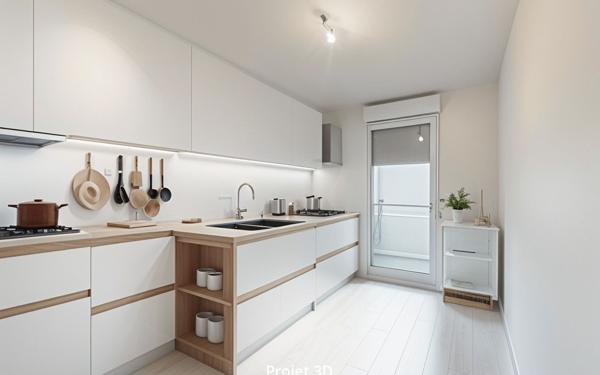 Appartement à vendre    3 pièces • 69,07 m2 Lyon 4