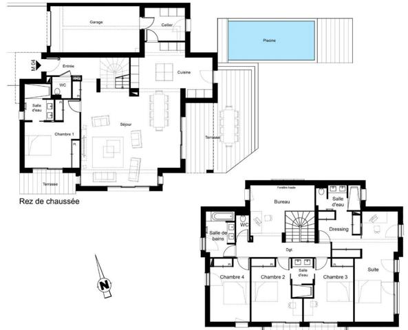 Villa de Prestige avec Garage, Jardin et Piscine - Le Bouscat Centre