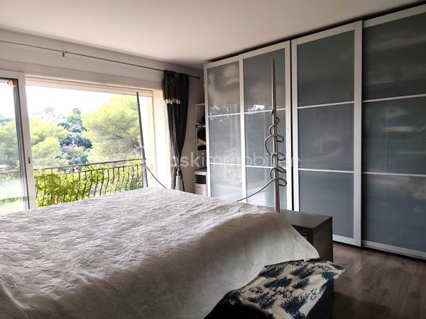 Sur les hauteurs de Cagnes-sur-Mer, dans un environnement résidentiel très recherché, à proximité des commodités, découvrez cet appartement/villa en copropriété de 4 lots, Sans charges, offrant de beaux volumes, un extérieur rare, le tout au calme avec vue verdure.
Avec 109 m² Loi Carrez et 152 m² habitables, ce bien séduira celles et ceux qui recherchent l’espace et un cadre de vie privilégié, tout en restant à proximité de la vie quotidienne.
L’accès à l’appartement se fait par une terrasse de 32 m² exposée Ouest, qui offre dès l’arrivée une atmosphère paisible et verdoyante.
Dès l’entrée, vous découvrez une pièce de vie lumineuse et conviviale de 48 m², avec cuisine américaine aménagée.
Une arrière-cuisine/buanderie d’environ 16 m² complète l’espace cuisine et offre un espace fonctionnel pour le quotidien et le rangement.
L’espace nuit propose une grande chambre de 19 m², bénéficiant d’un aménagement mural XXL sur toute la hauteur. Depuis cette chambre, on accède directement à une terrasse filante.
Une seconde pièce, accessible par deux accès, peut être utilisée selon les besoins : chambre d’amis, grand dressing, bureau, salle de sport ou espace de loisirs. (Cette pièce ne dispose pas de fenêtre.)
Vous profiterez également d’une salle de bains contemporaine et actuelle, équipée d’une baignoire et d’une douche à l’italienne.
La terrasse filante donne accès au terrain privatif d'une surface de 1680m² organisé en trois restanques, offrant différentes possibilités d’aménagement et d’usage : coin détente à l’abri des regards, piscine hors-sol, espace de jeux pour les enfants, potager… 
L’une des restanques accueille également un chalet de jardin, pouvant être aménagé selon vos besoins et vos envies : atelier, espace de rangement, coin loisirs, bureau ou dépendance  d'Ado.
L’accès à la résidence est sécurisé. Le bien dispose d’une place de parking privative et d’une cave.
Assainissement tout à l'égout.

! Aucun travaux
! Aucune charge

Un environnement calme et verdoyant, tout en restant proche des commodités et des principaux axes.
Un bien atypique, plein de potentiel, idéal pour ceux qui recherchent de l’espace, des extérieurs et une véritable qualité de vie.
À visiter sans tarder !