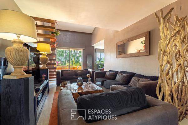 Appartement duplex dernier étage proche mer au Cap Brun