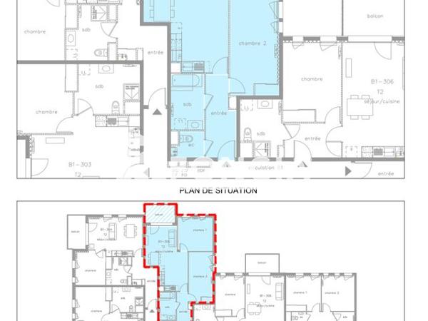 Location Appartement 3 pièces 67.8 m² - Saint Andre Lez Lille 59350