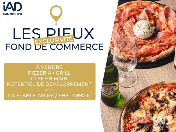 Pizzeria à vendre 187 m² Les Pieux