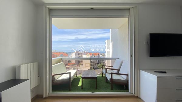Studio rénové vue mer centre de l'Aiguillon