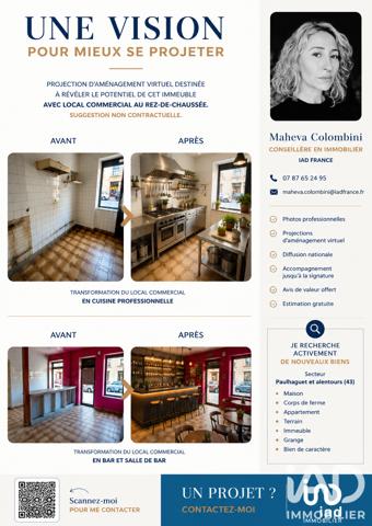 Immeuble à vendre 150 m² Paulhaguet