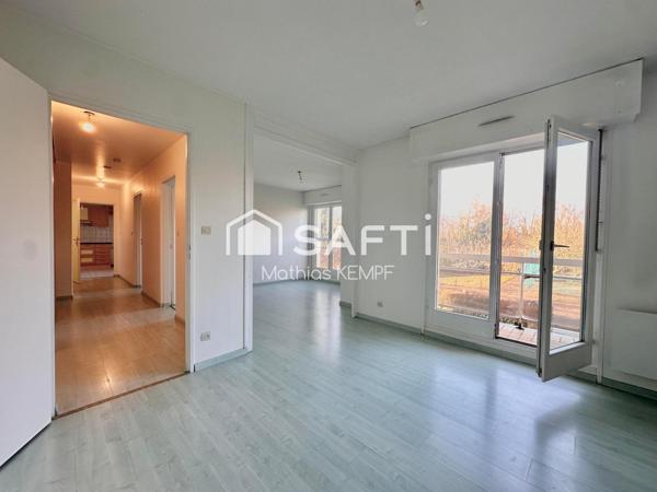 Spacieux T2 de 63.5m² - Parking, Cave & Balcon