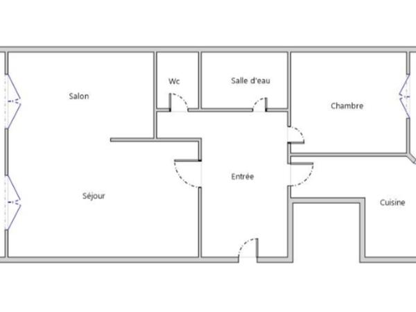 Appartement
         3 pièces
        - 72 m² Exclusivité 240 000 € *