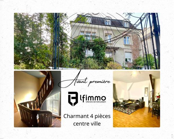 Appartement 4-5 pièces rénové dans une maison de maître