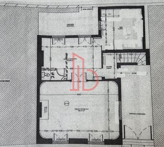 Bureau de 130 m² à louer à Bordeaux Fondaudege