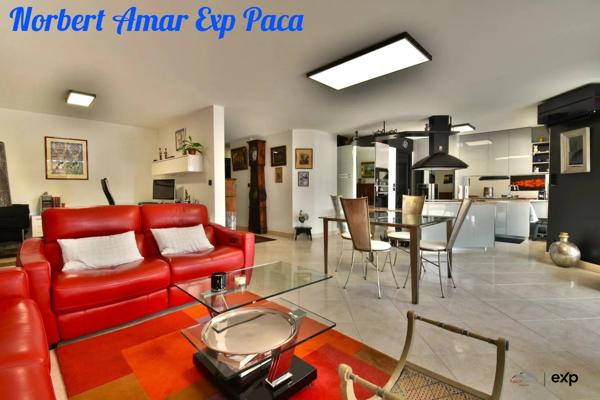 Appartement de Standing, Emplacement idéal, tout à pied : mer, plage, commerces.  avec Terrasse et Jardin Suspendu