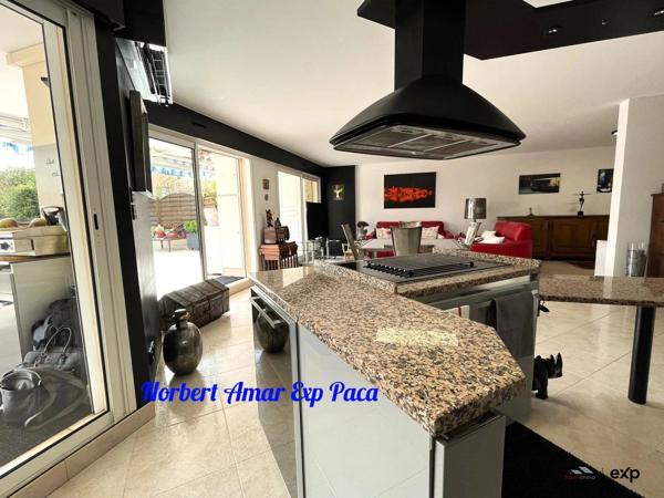 Appartement de Standing, Emplacement idéal, tout à pied : mer, plage, commerces.  avec Terrasse et Jardin Suspendu