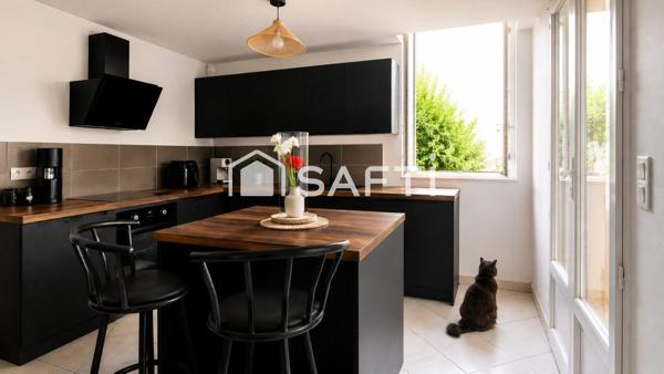 Maison de village, env. 125m2, 5p., 3 ch., garage