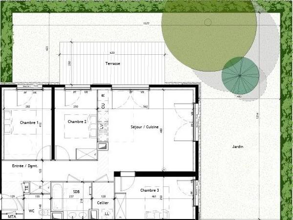 Appartement T4 à vendre  4 pièces - 81 m 2   CASTELNAU LE LEZ  - 34