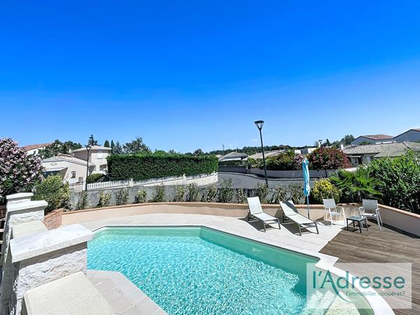 Maison T4 plain-pied avec piscine et sous-sol - Bruguières 31150