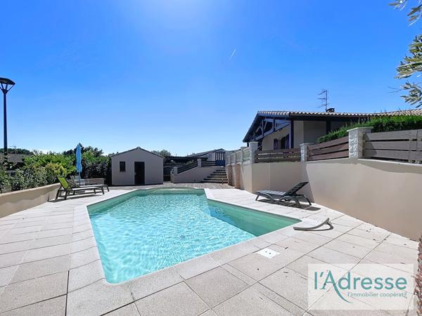 Maison T4 plain-pied avec piscine et sous-sol - Bruguières 31150